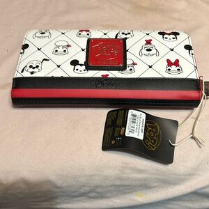 Loungefly AOP Pop Disney full zip wallet